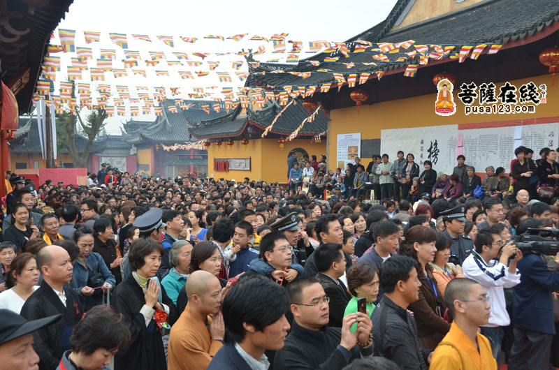 【高清图集】上海天光禅寺千手观音圣像开光法会