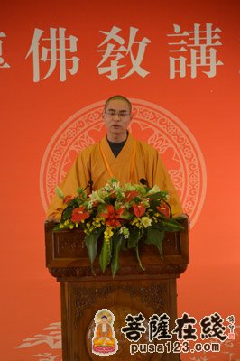 佛慧法师讲经现场(图片来源:大菩文化 摄影:妙言)