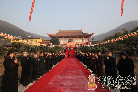 常州天宁寺松纯大和尚晋院江南弥陀村庆典及上供法会