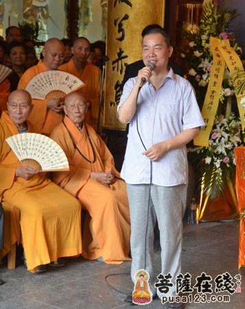 上海龙华古寺举行明旸长老圆寂十周年纪念法会