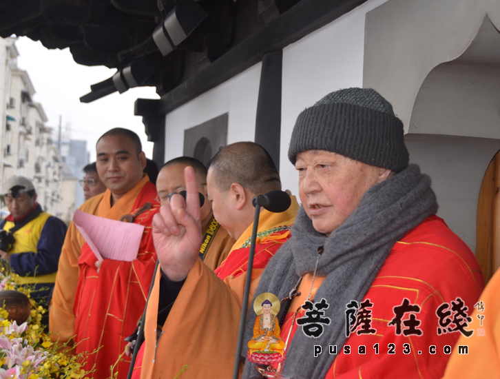 【高清图集】上海真如寺举行传觉法师升座庆典暨宝塔佛像开光仪式