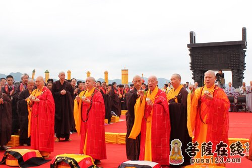 江西庐山东林寺隆重举行东林大佛装藏祝圣法会