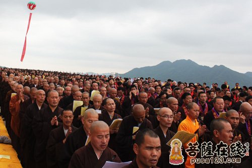 江西庐山东林寺隆重举行东林大佛装藏祝圣法会