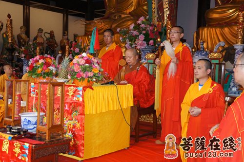 上海宁国禅寺首届水陆法会第一天 照诚大和尚上堂说法