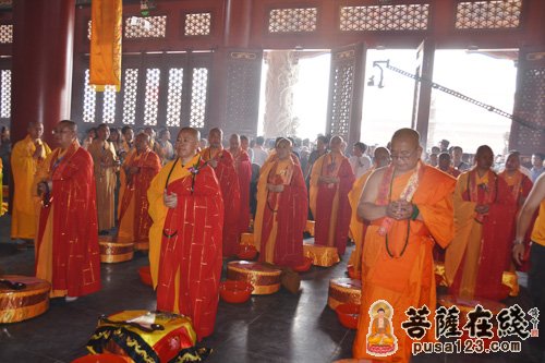 山东东营天宁寺隆重举行寺院落成暨佛像开光法会