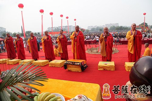 山东聊城护国隆兴寺恢复建设并举行奠基仪式