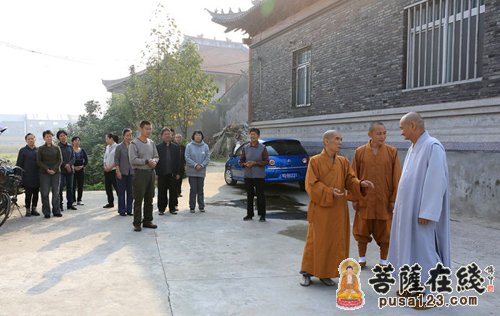 台湾智者寺方丈宽霖法师赴荆州茶庵寺参访交流