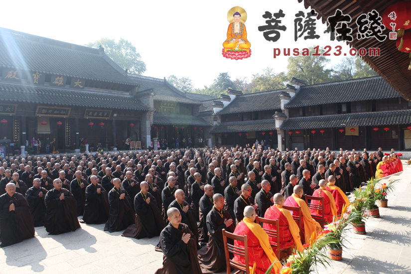 【高清图集】宝华山隆昌寺传授三坛大戒法会第二十天