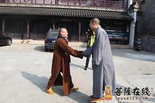 苏州太平寺朝圣团赴隆昌寺,江天禅寺朝山祈福