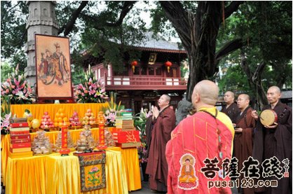 广州光孝寺隆重举行中秋拜月祈福法会