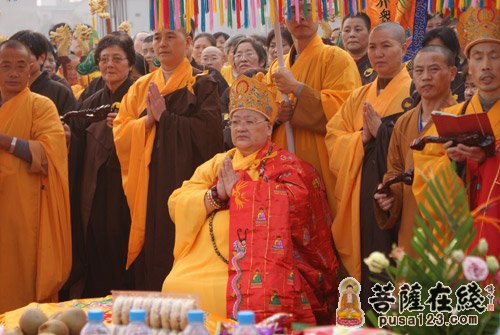 黄梅妙乐寺法界圣凡水陆法会第七天圆满送圣