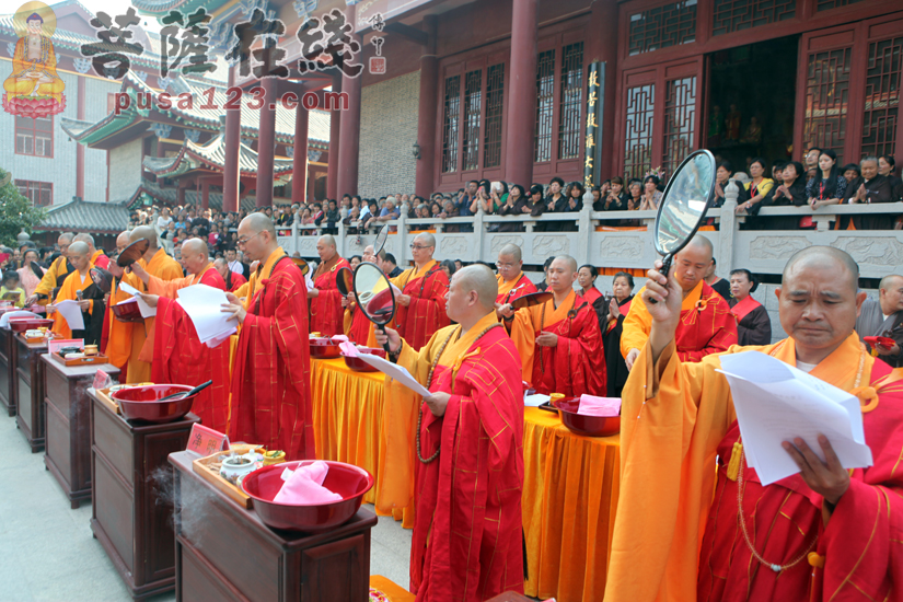 【高清图集】抚州正觉古寺迎请安奉佛舍利暨阿弥陀佛开光法会举行