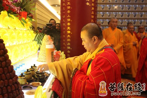 上海天光禅寺隆重举行万佛塔院及地宫落成