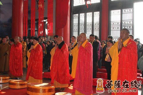 无锡梵寿寺隆重举行寺院落成暨全堂佛像开光庆典仪式