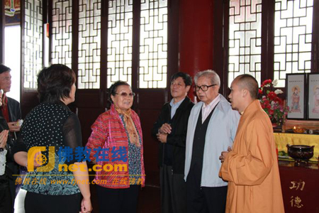 原湖北省委书记蒋祝平一行参访武汉灵泉寺