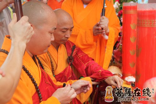 广东惠州普陀观音寺隆重举行大雄宝殿奠基仪式