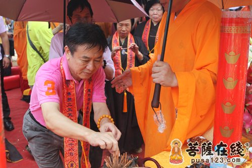 广东惠州普陀观音寺隆重举行大雄宝殿奠基仪式